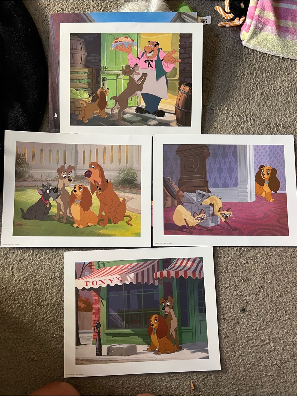 Lady and The Tramp Lithograph Portfolio